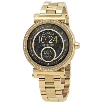 michael kors access sofie gold-tone touchscreen smartwatch mkt5021